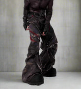 HEYFANCYSTYLE Men's Exclusive Denim Wide Leg Jeans - Stylist Approved